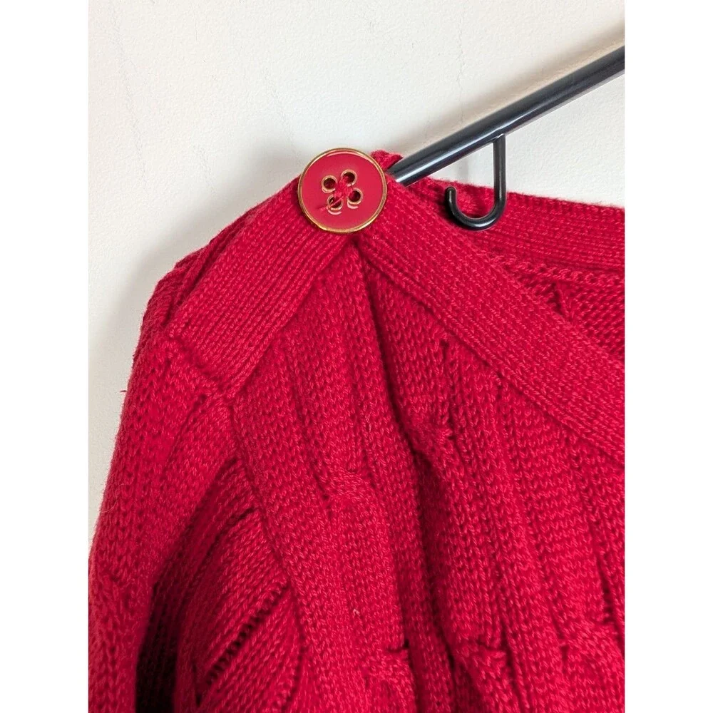 Talbots Womens Sweater Cotton Button Shoulder Long Sleeve Pullover Size 3X NWT